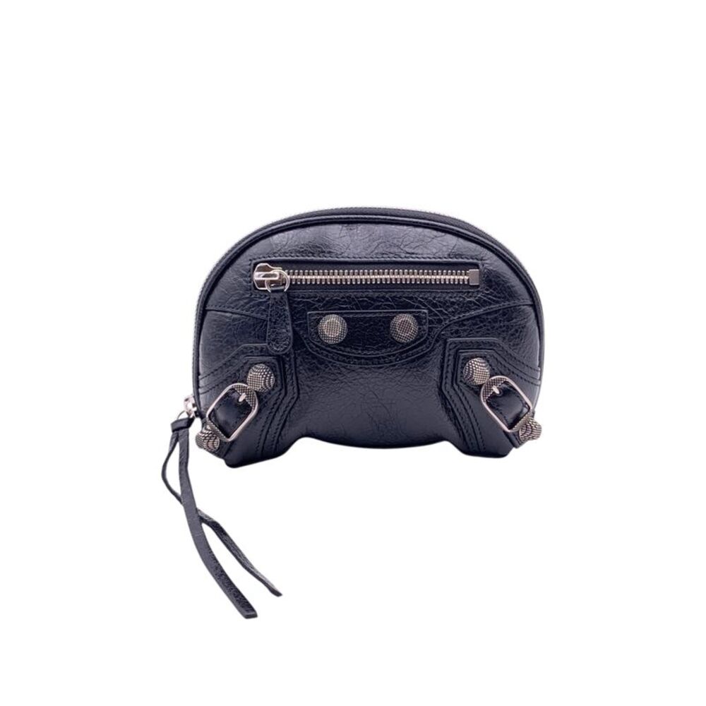 Balenciaga Leather Clutch Bag Le Cagole